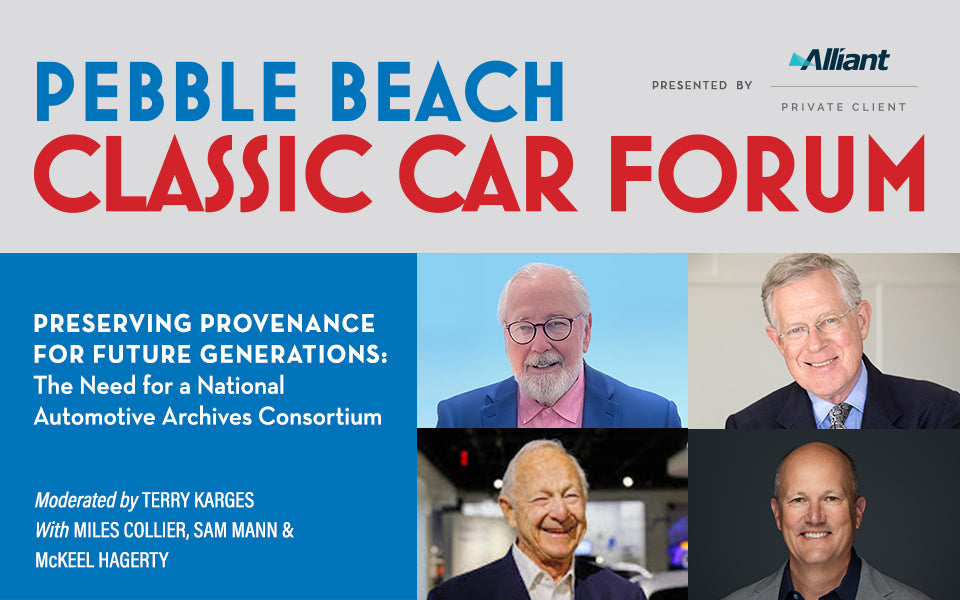 Preserving Provenance for Future Generations: The Need for a National Automotive Archives Consortium