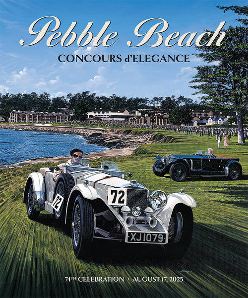 2025 Pebble Beach Concours d'Elegance Poster