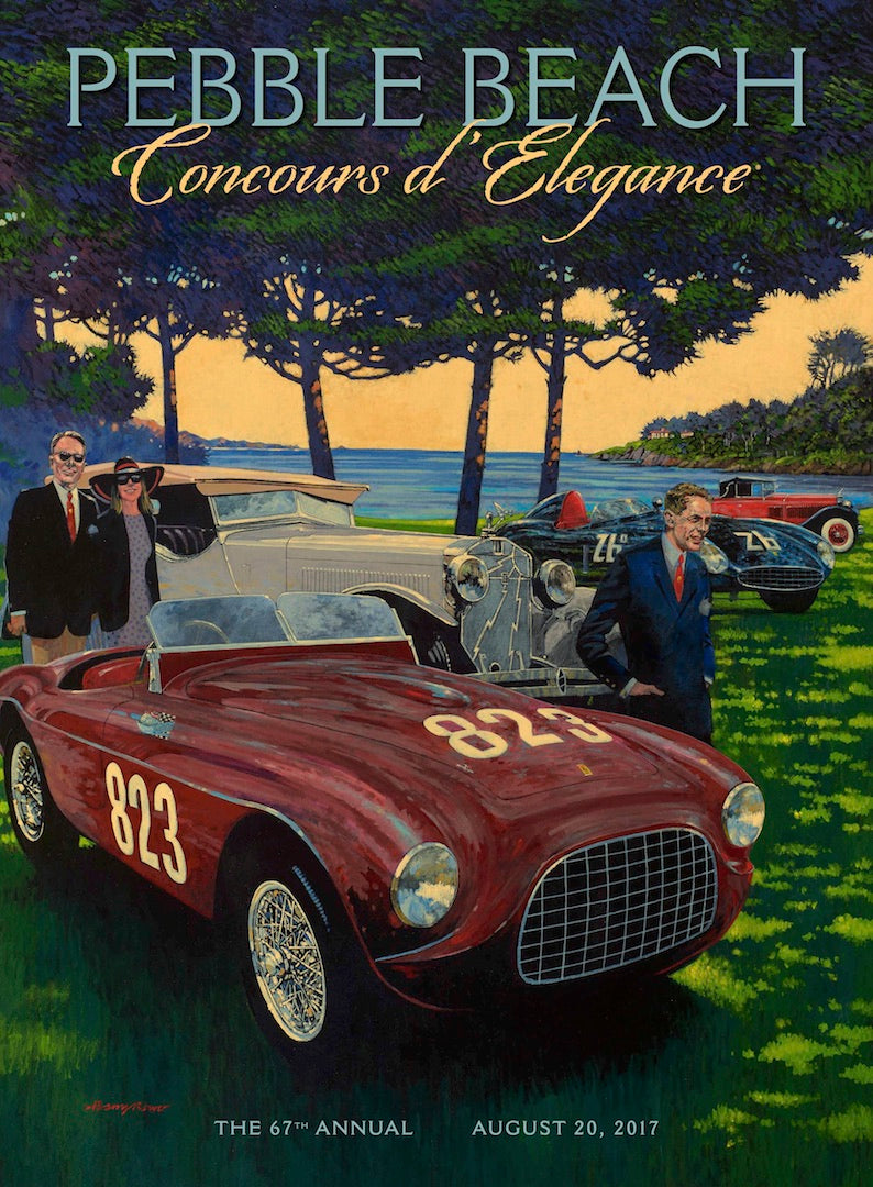 2017 Pebble Beach Concours d'Elegance Poster