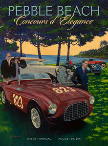 2017 Pebble Beach Concours d'Elegance Poster