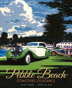 2018 Pebble Beach Concours d'Elegance Poster