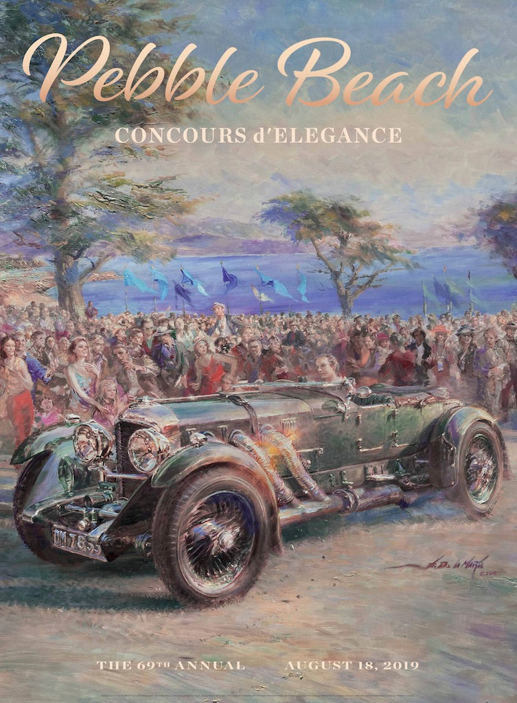 2019 Pebble Beach Concours d'Elegance Poster